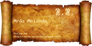 Mráz Melinda névjegykártya